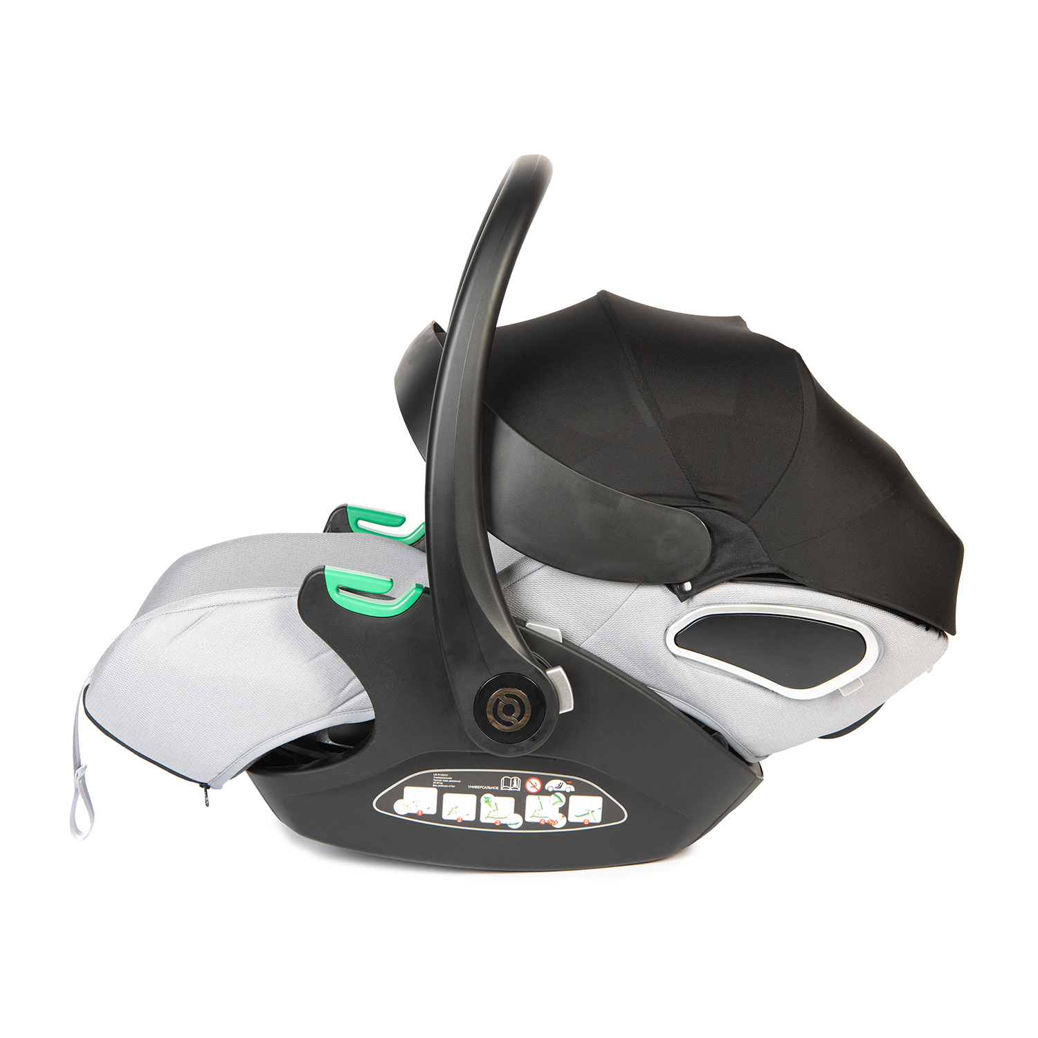 Автокресло Olsson B-Safe Grey 0+/1 (0-18 кг) - фото 11