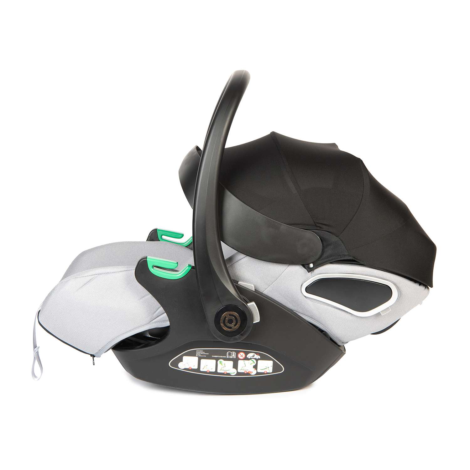 Автокресло Olsson B-Safe Grey 0+/1 (0-18 кг) серый - фото 11