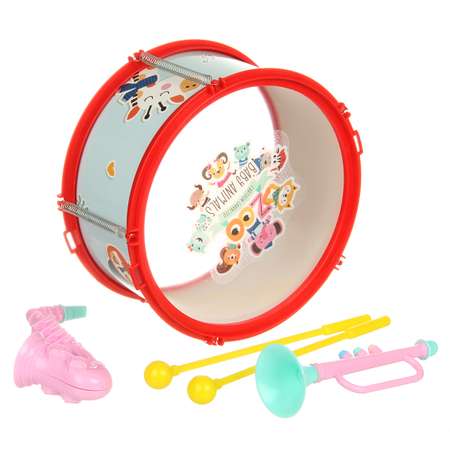 Игрушка музыкальная Veld Co барабаны, труба, маракас, саксофон
