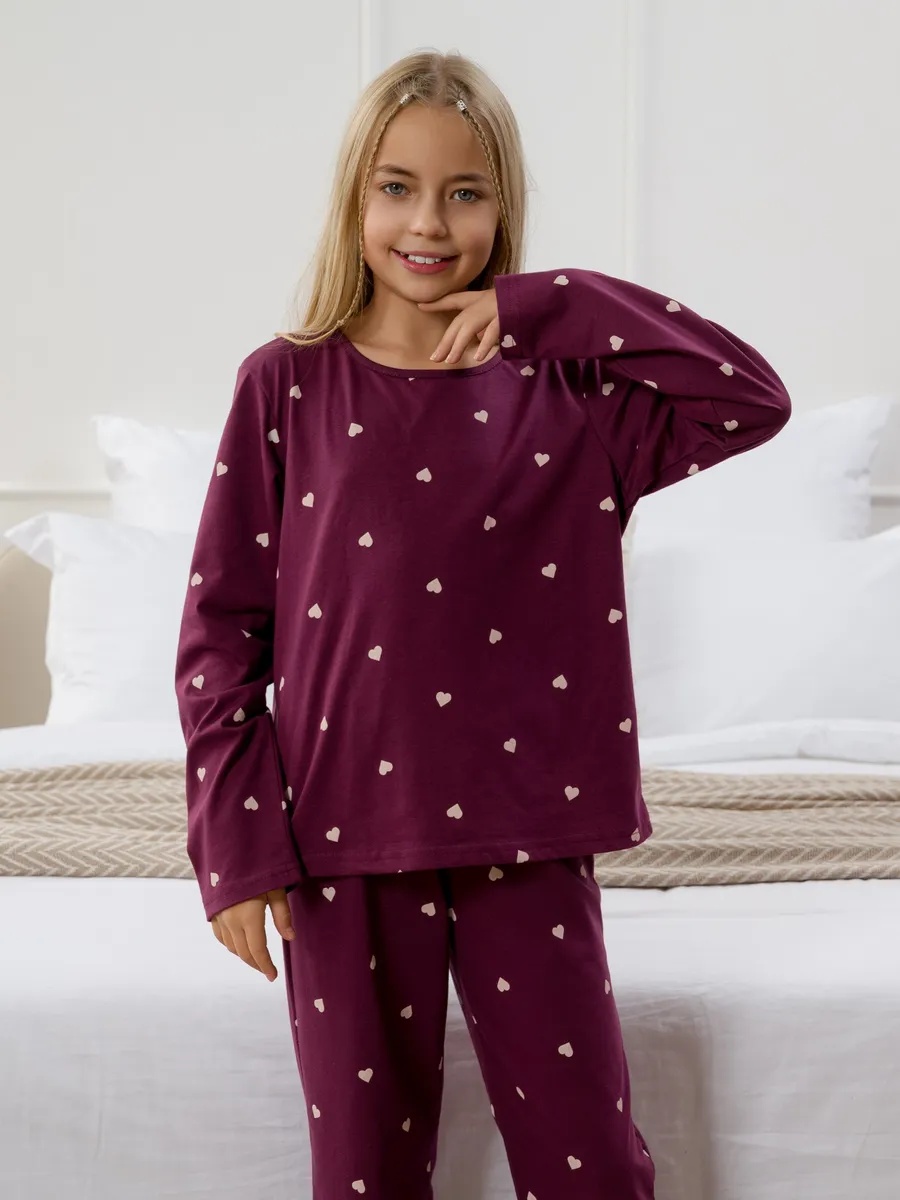 Пижама NATIVIA ПДКБ/сердечкинабордовом - фото 9