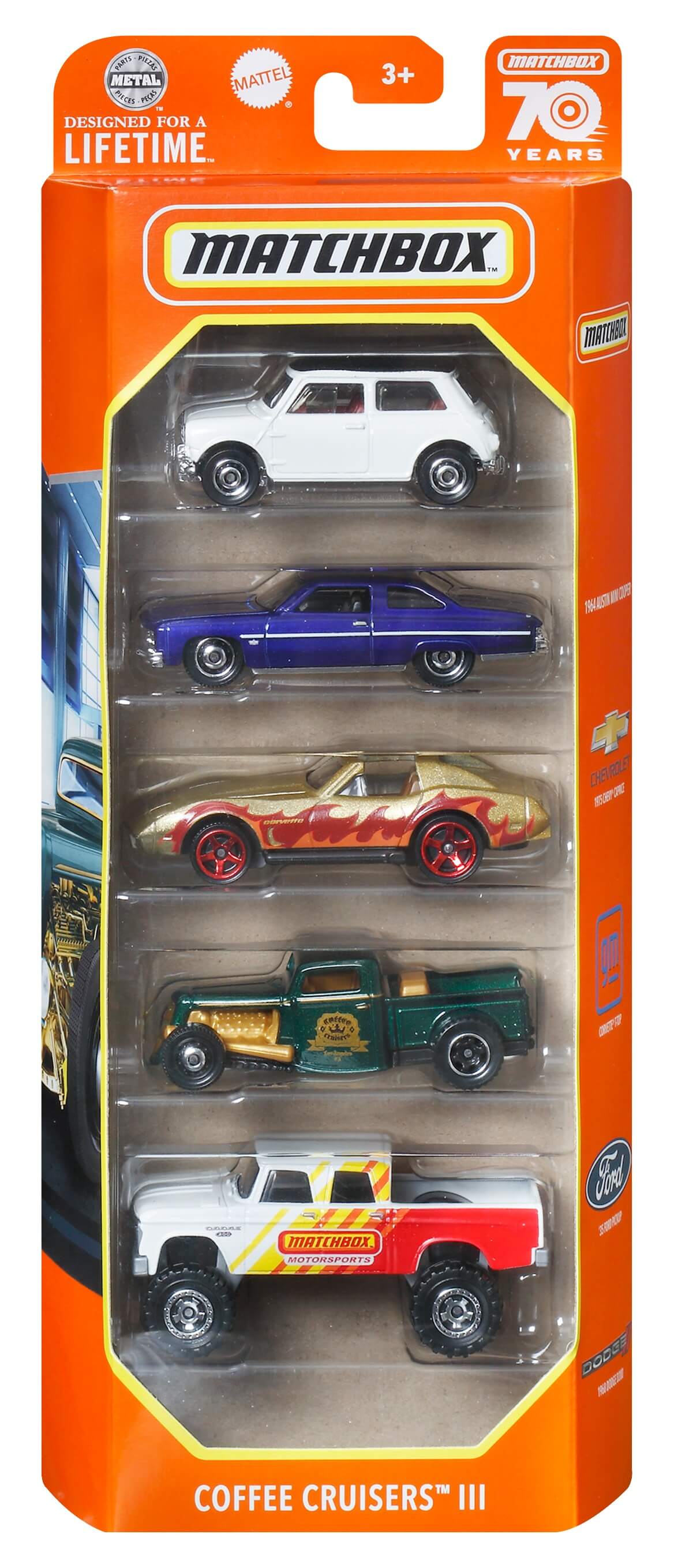 Игровой набор Matchbox Coffee Cruisers lll 5шт C1817 - фото 2