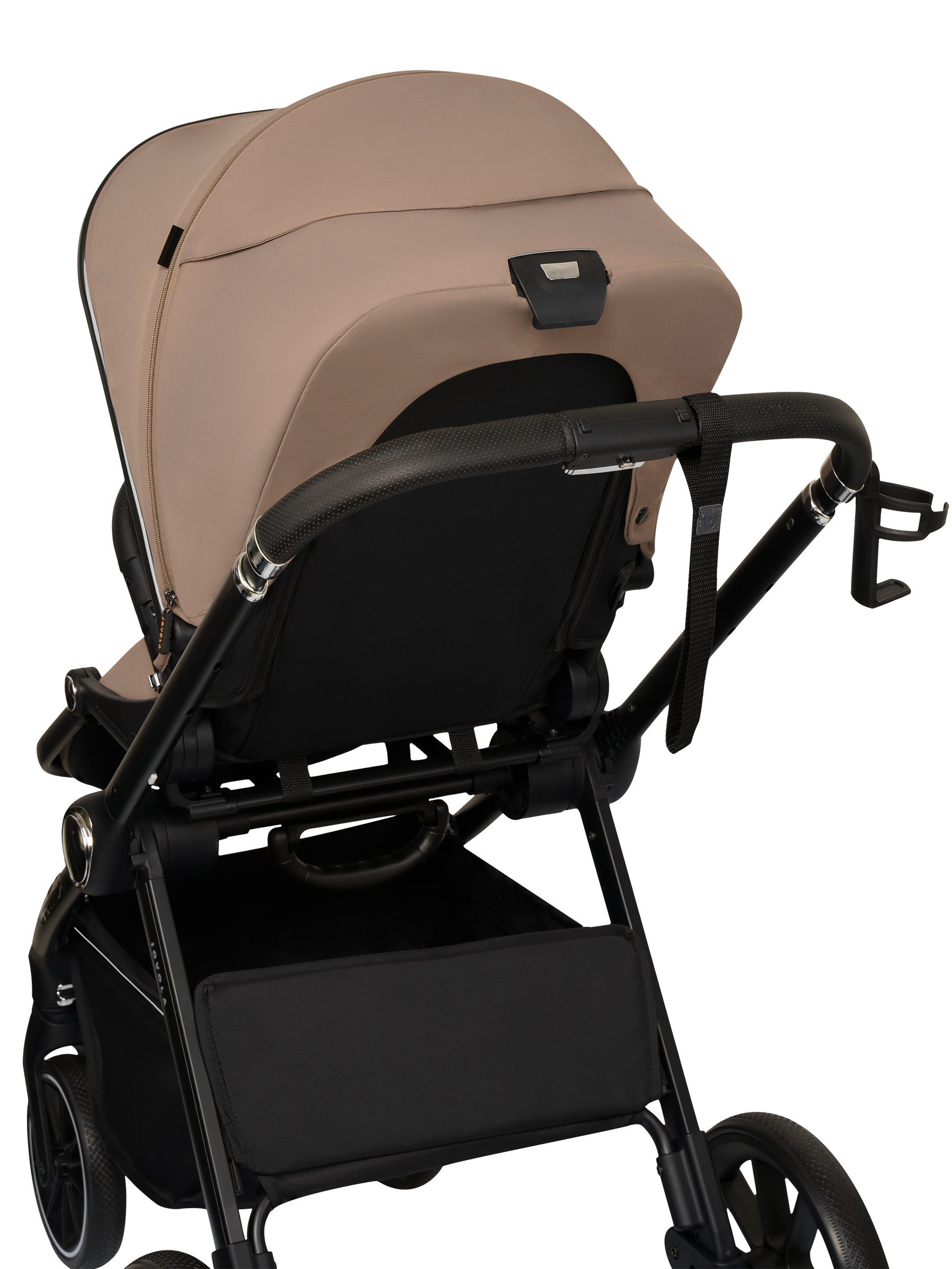 Коляска 2в1 JOVOLA Pepper универсальная коричневый - фото 26