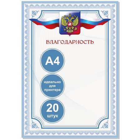Грамота БимБиМон 20 шт.