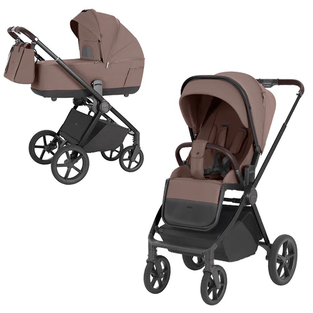 Коляска 2в1 Carrello Ultra CRL-6527 коричневый - фото 1