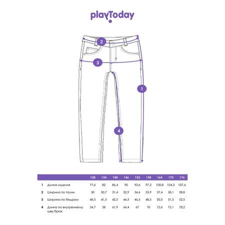 Джинсы PlayToday