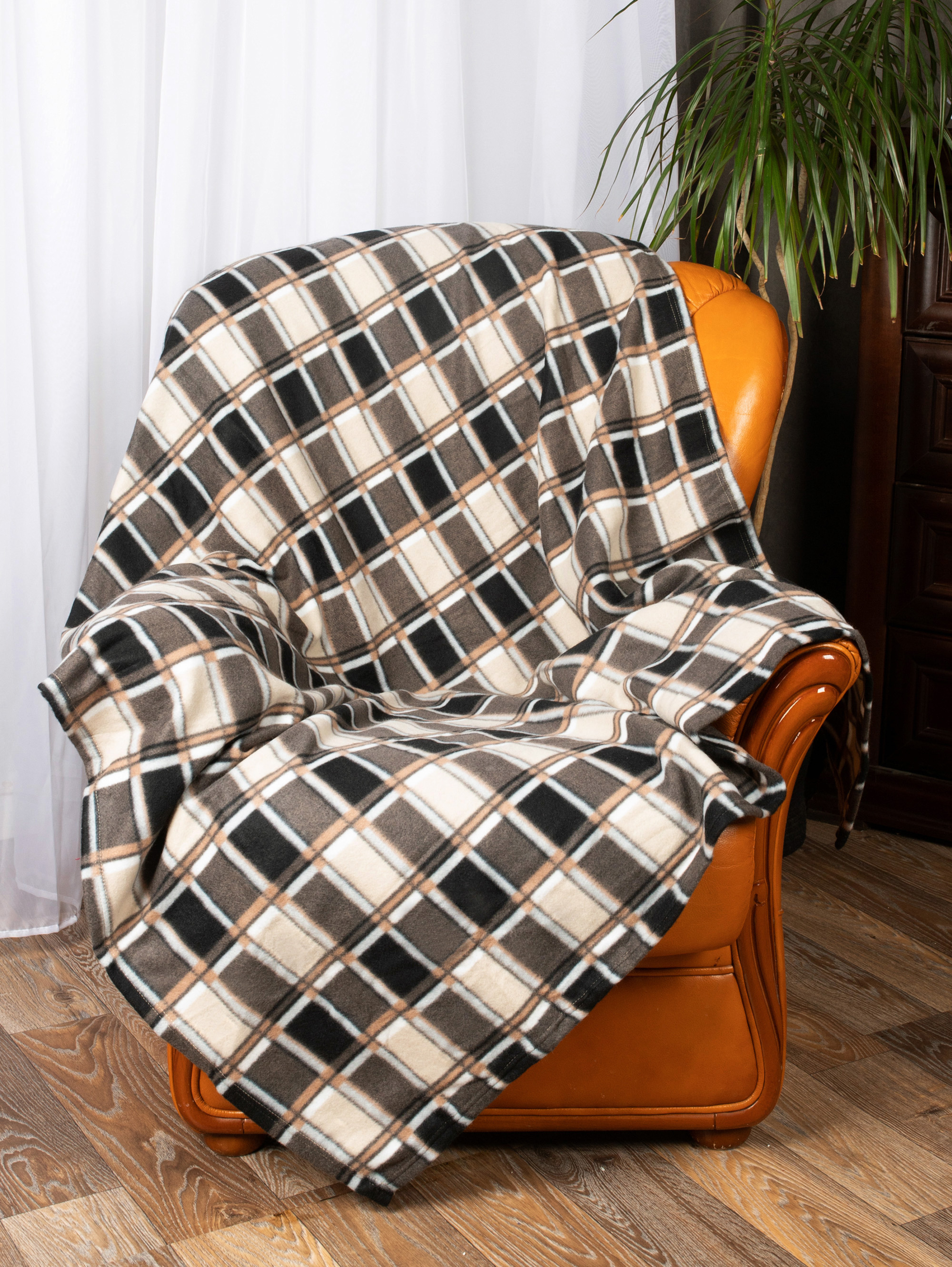 Плед Wellness WP135-Шеффилд 130 x 150 см флис - фото 1