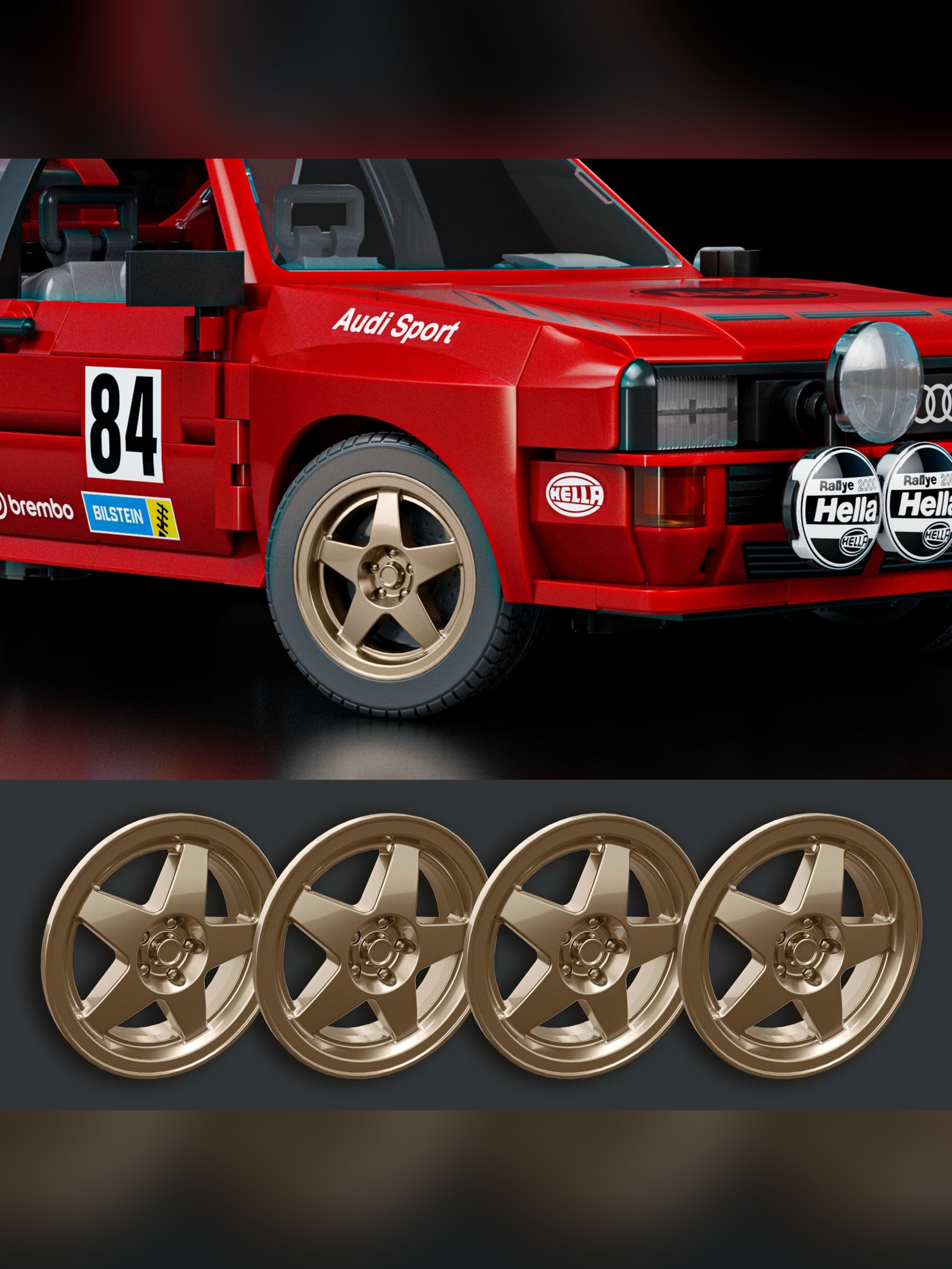 Конструктор Brick Shop AUDI SPORT QUATTRO 864 дет. - фото 4