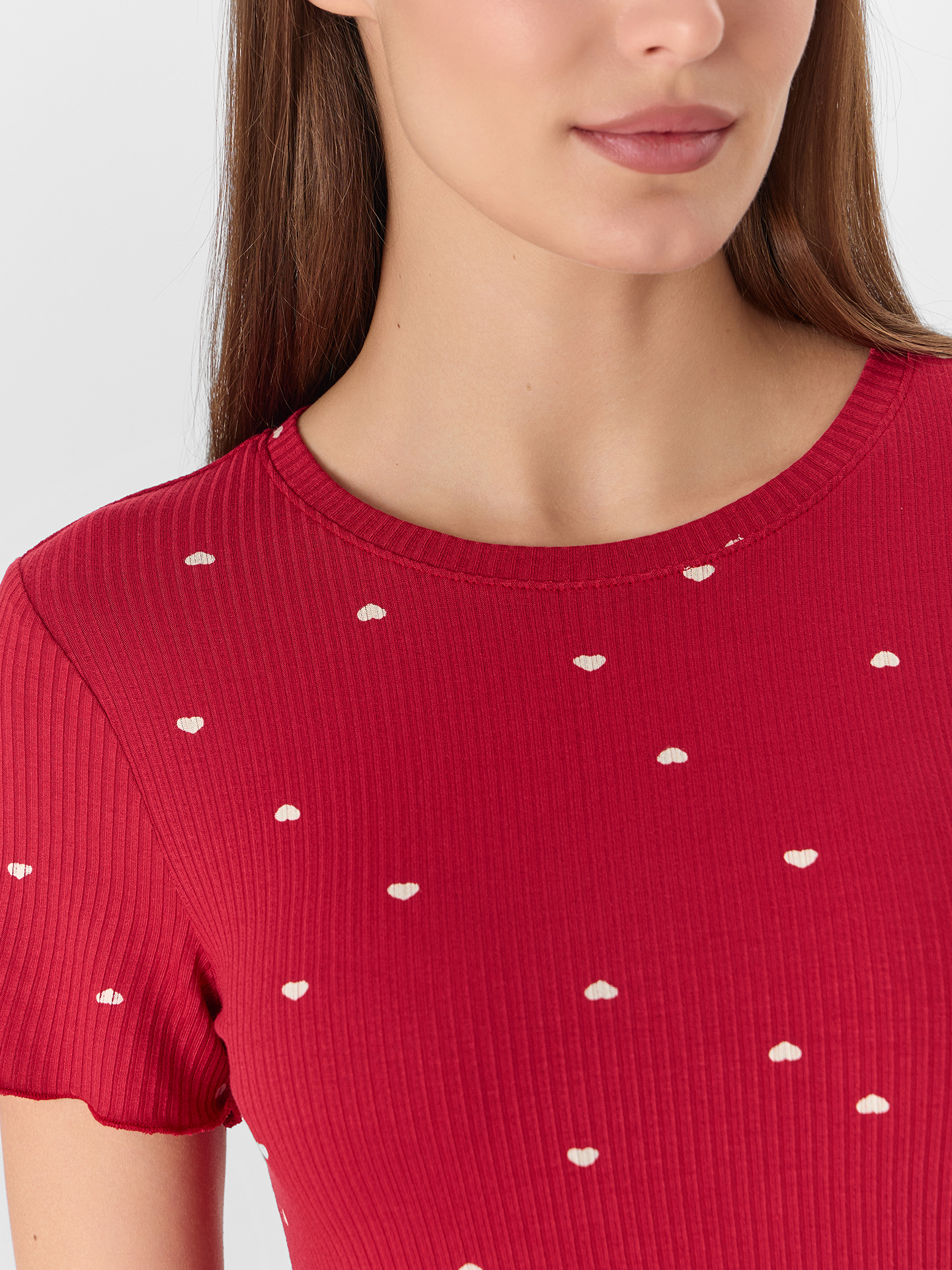 Пижама Mark Formelle (Марк Формэль) 592651/сердечки на алом - фото 5