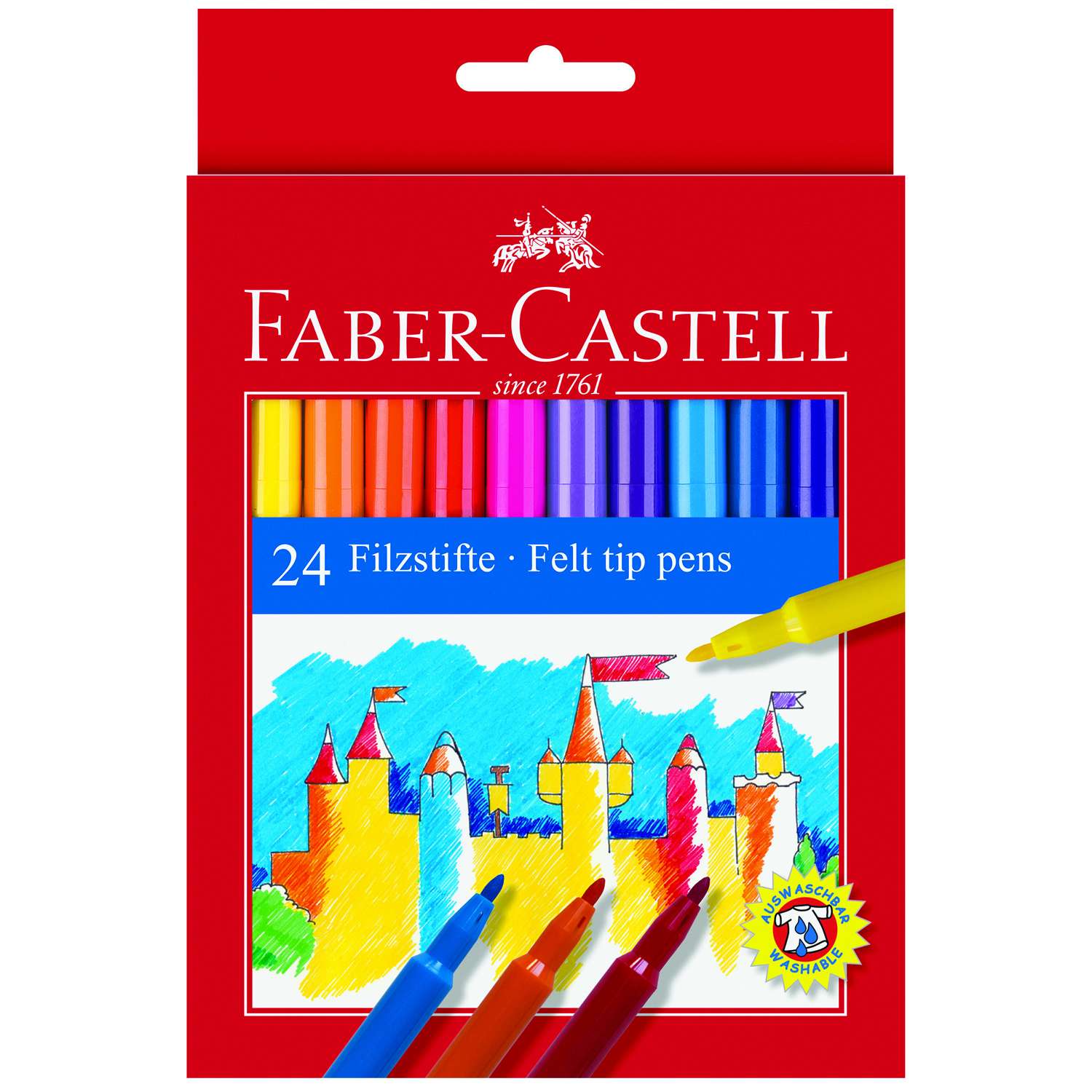 Фломастеры Faber Castell 24 цв. - фото 1
