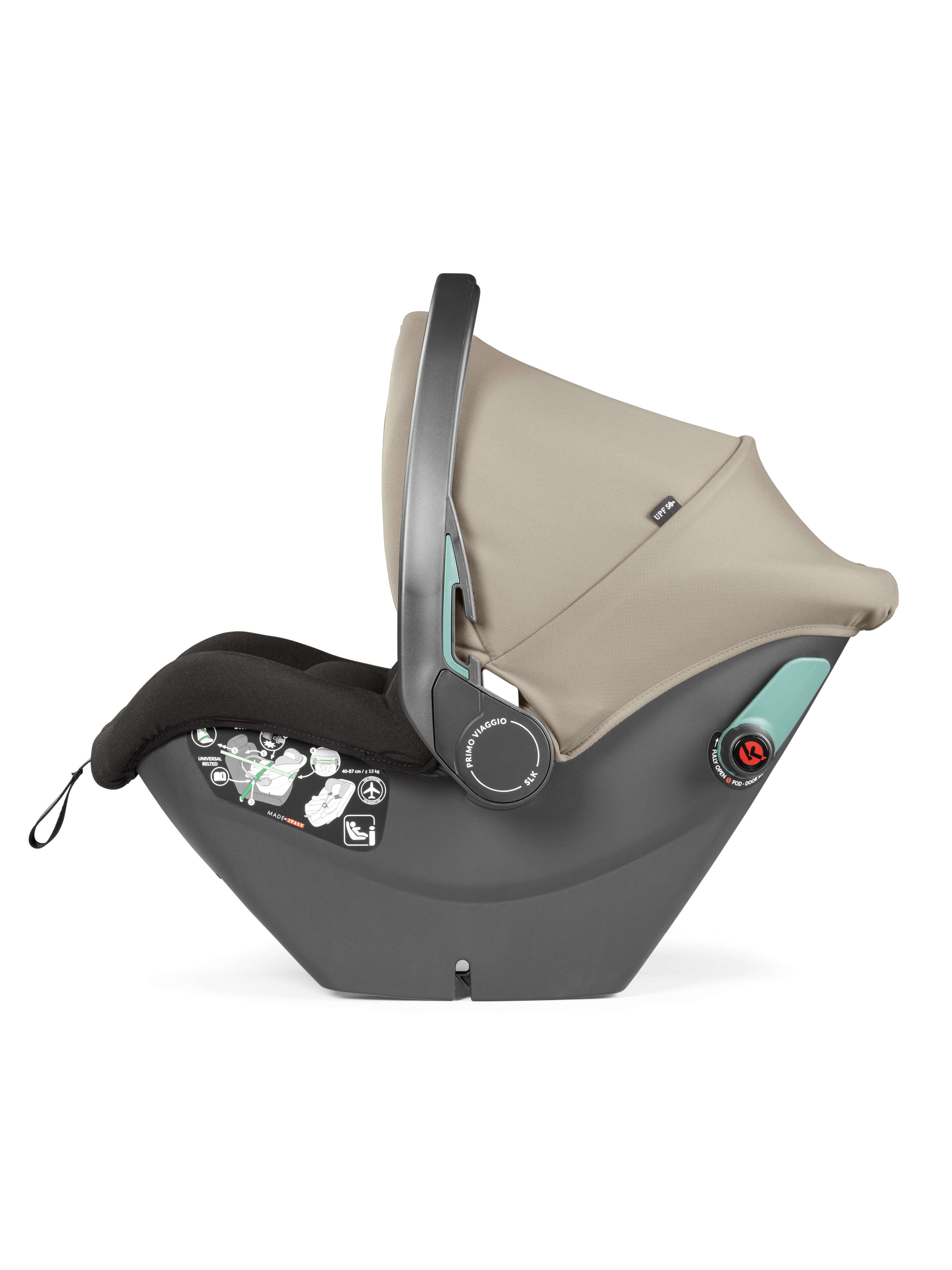 Автокресло Peg-Perego SLK 0 (0 -13 кг) бежевый - фото 3