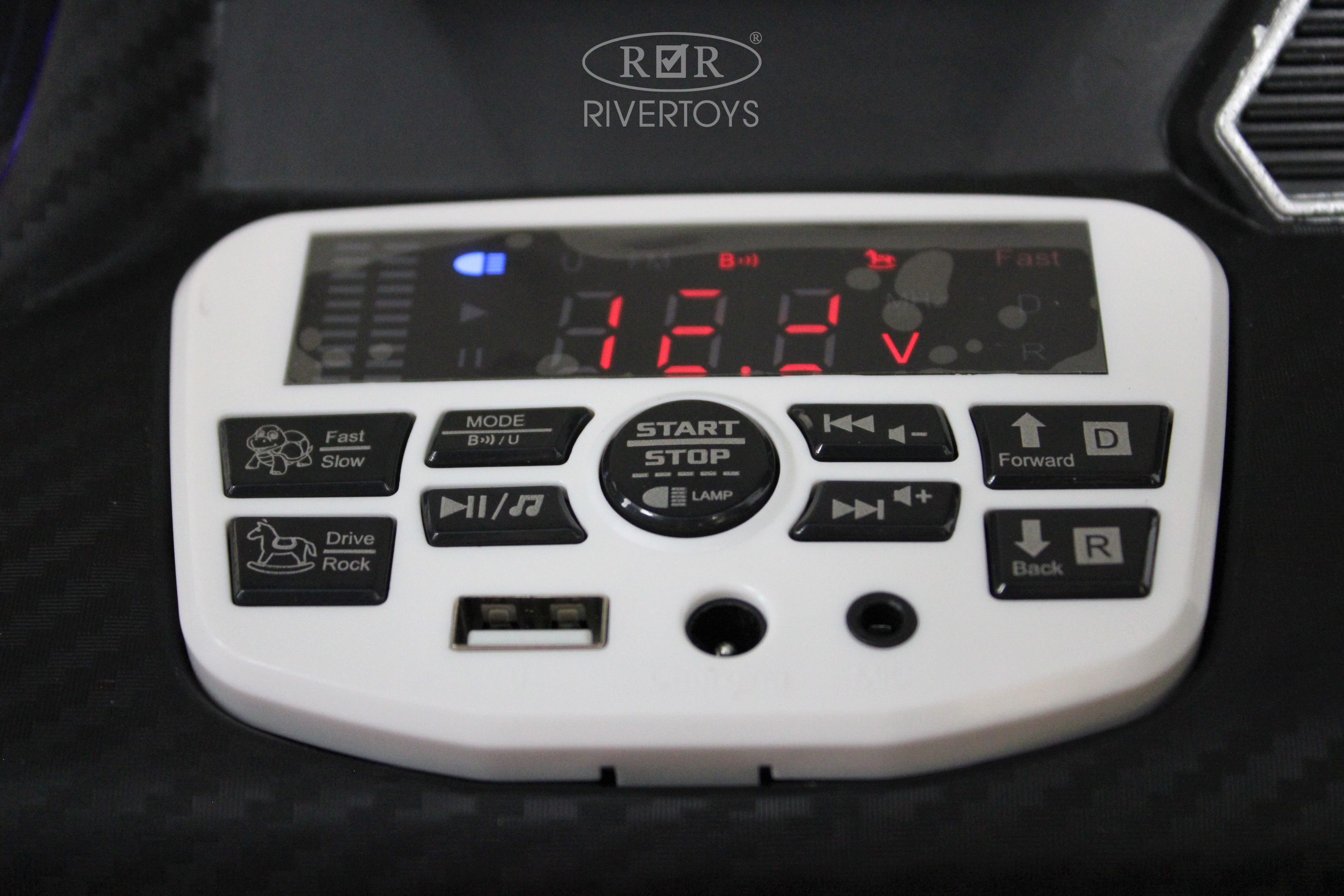 Электромобиль RIVERTOYS E777EE-GRAY С пультом ДУ - фото 12