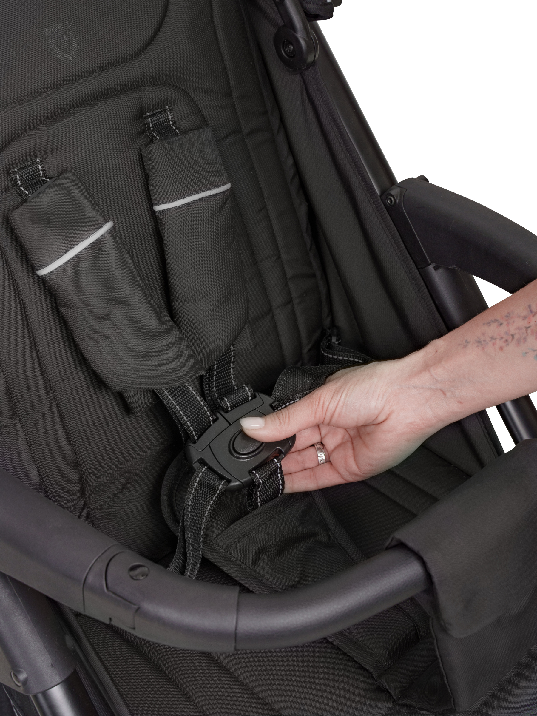 Коляска прогулочная JOVOLA Selena SL, всесезонная черный - фото 40