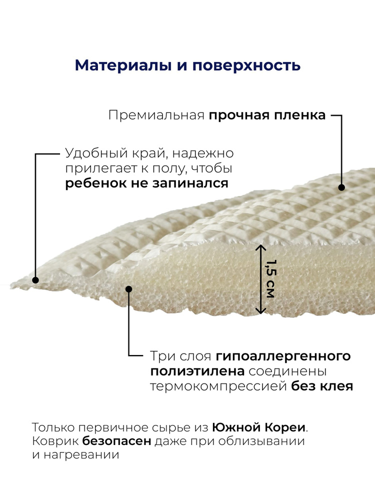 Ковёр Parklon Зайчики-ромашки 150 x 200 см - фото 6
