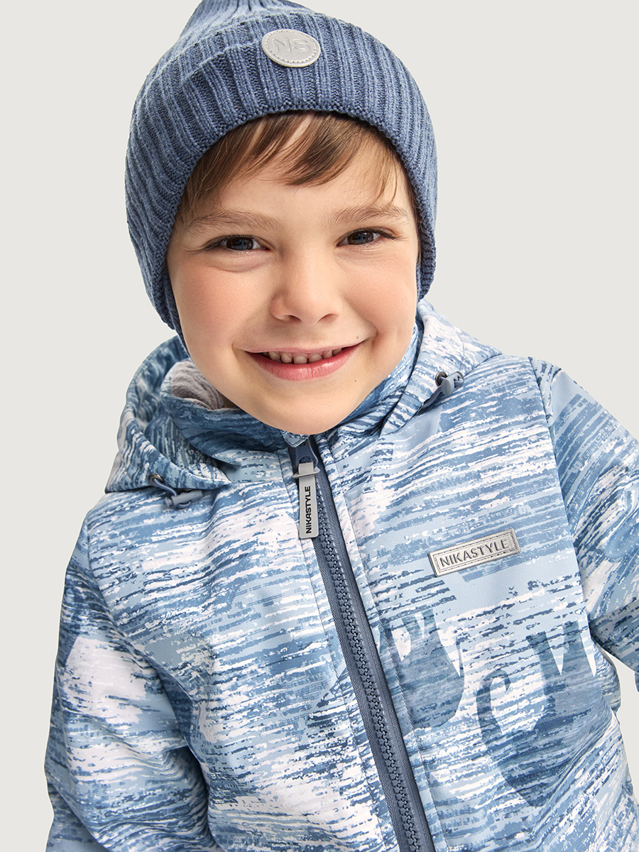 Комбинезон NIKASTYLE 8м1326 деним/серый - фото 10