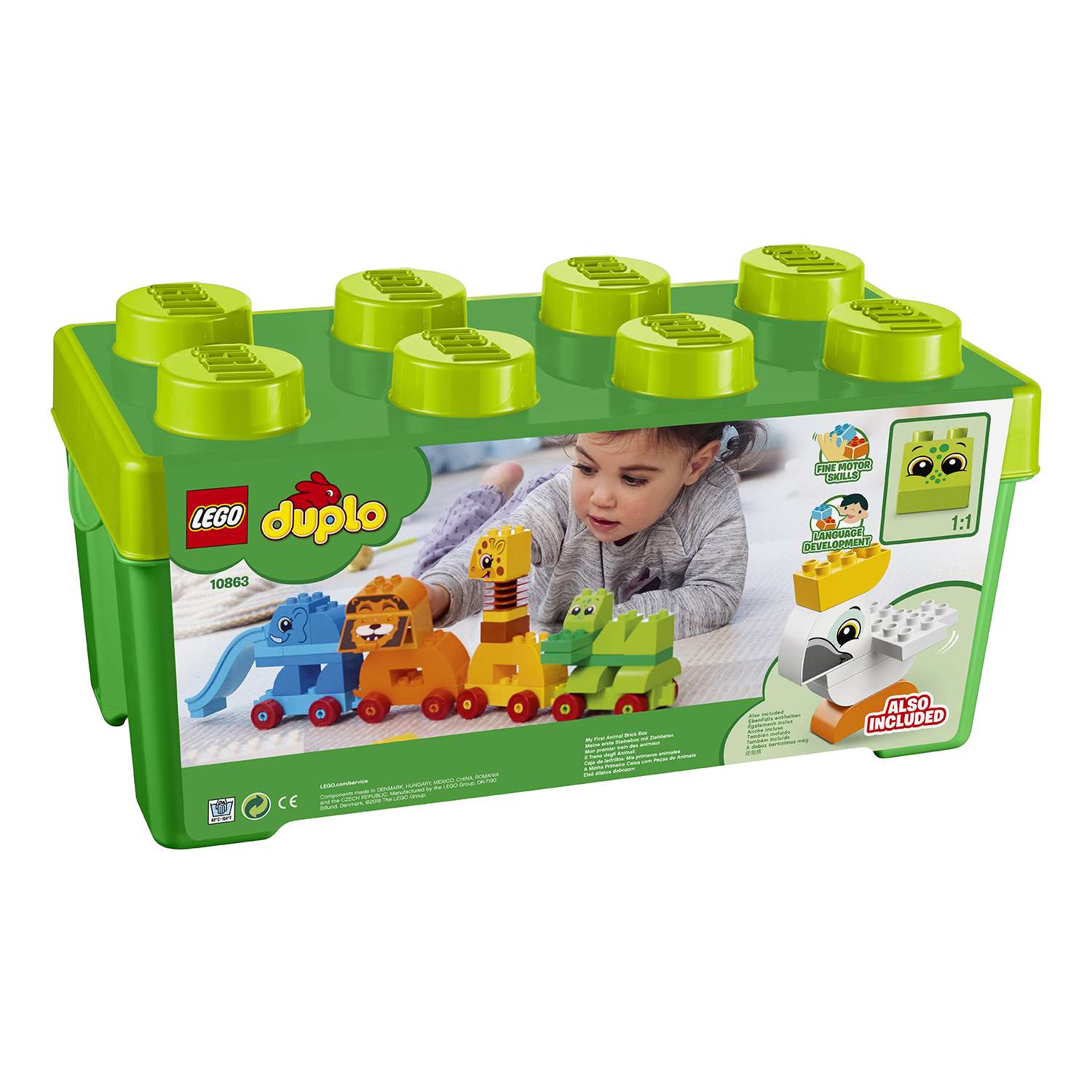 Конструктор LEGO DUPLO Мой первый парад животных блочный - фото 3