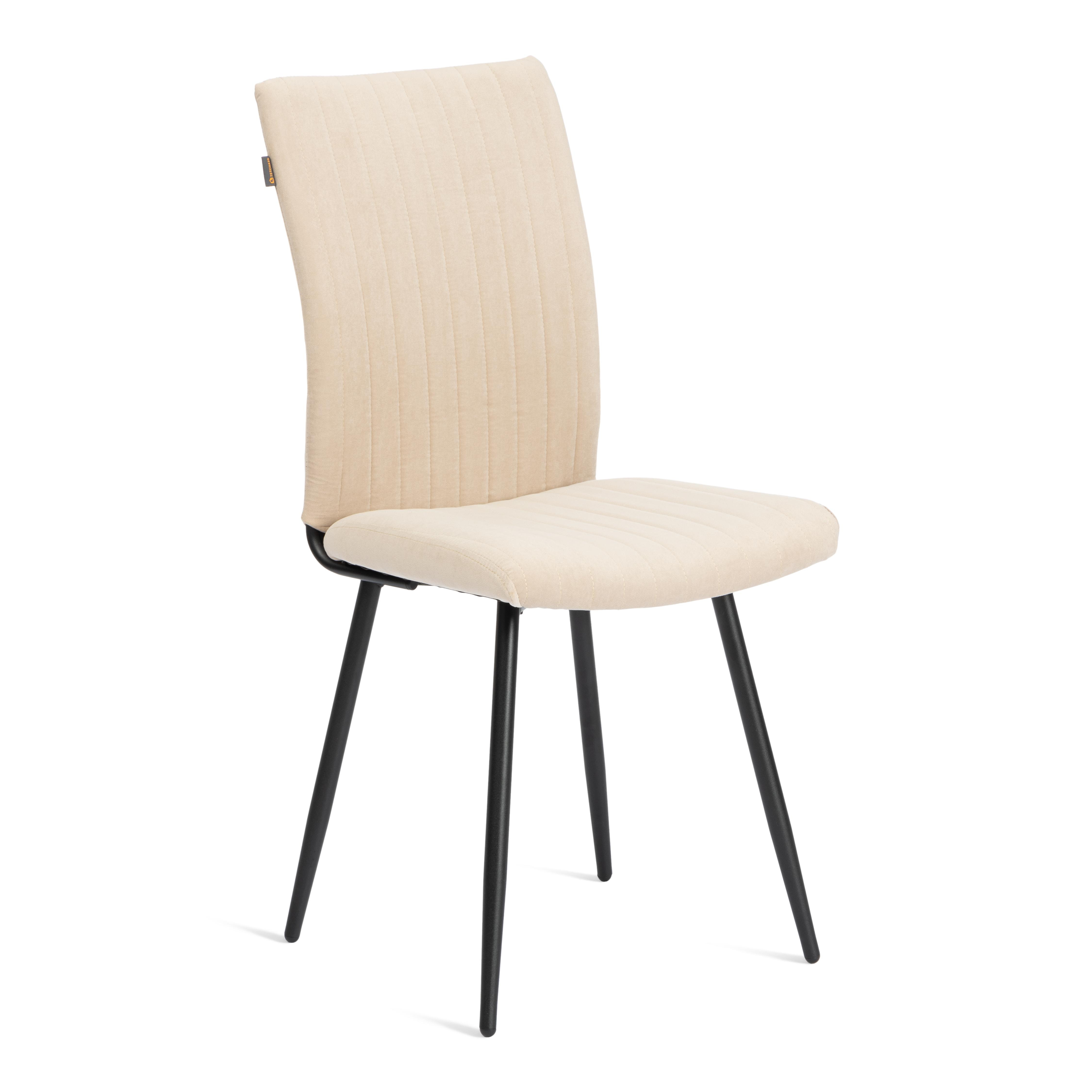 Стул TETCHAIR велюр молочный - фото 1