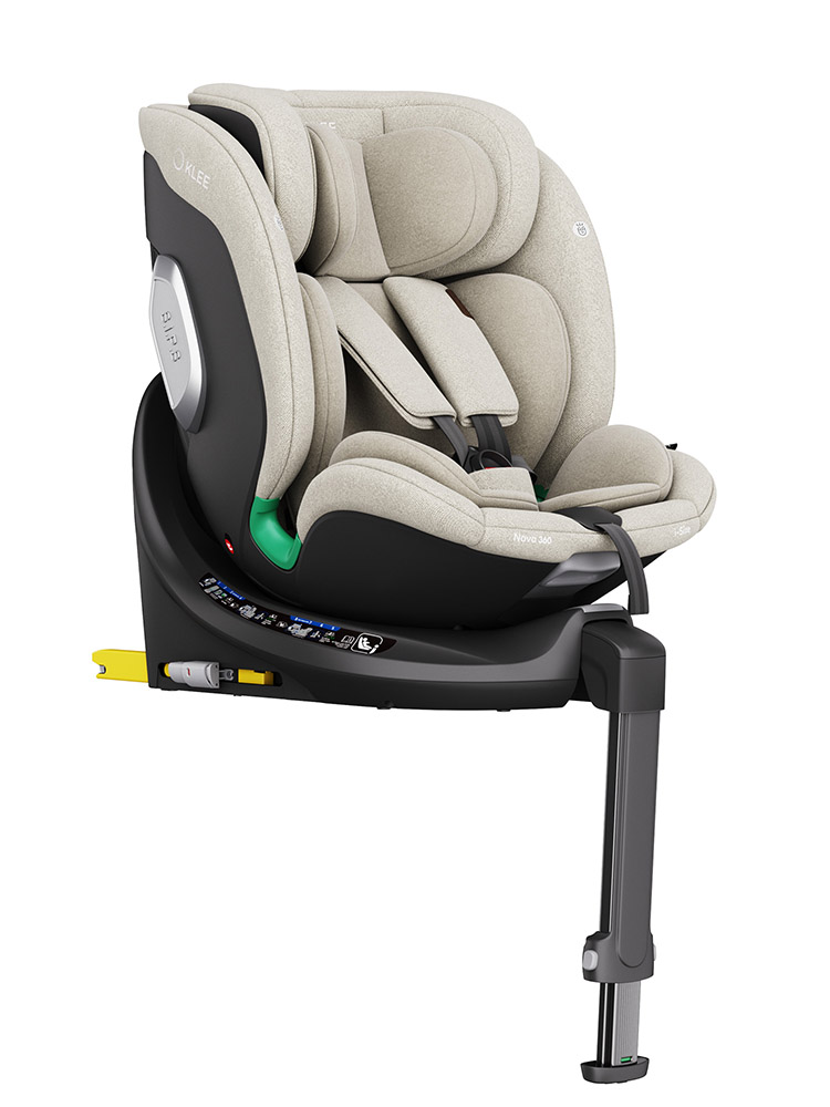 Автокресло KLEE Nova 360 i-Size Isofix 0+/1/2/3 (0-36 кг) бежевый - фото 5