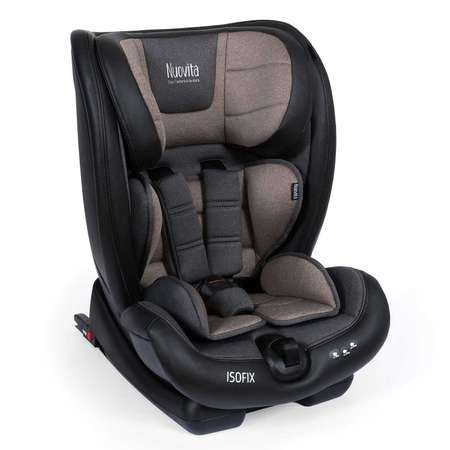Автокресло Nuovita Maczione N123i-1 Isofix 1/2/3 (9-36 кг) коричневый