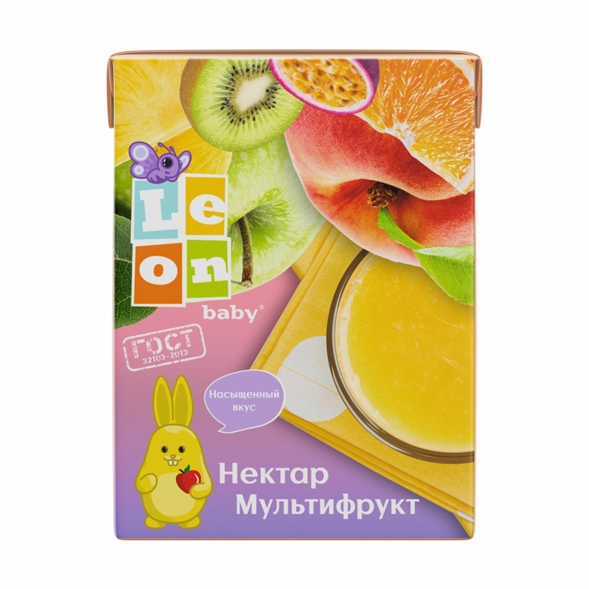 Нектар LEON baby Мультифрукт с 3 лет 0.2 л - фото 1