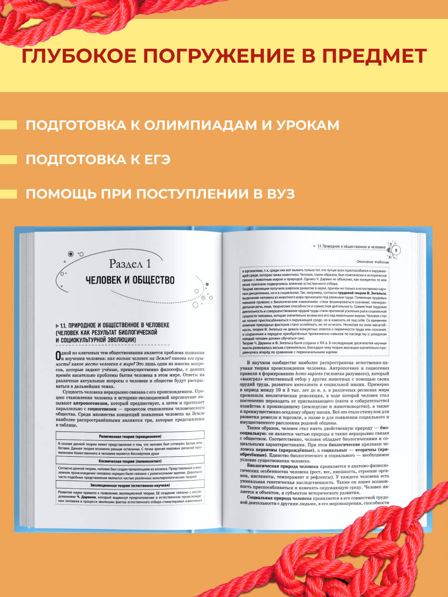 Книга Эксмо Обществознание Справочник для подготовки к ЕГЭ олимпиадам и поступлению в вуз - фото 3