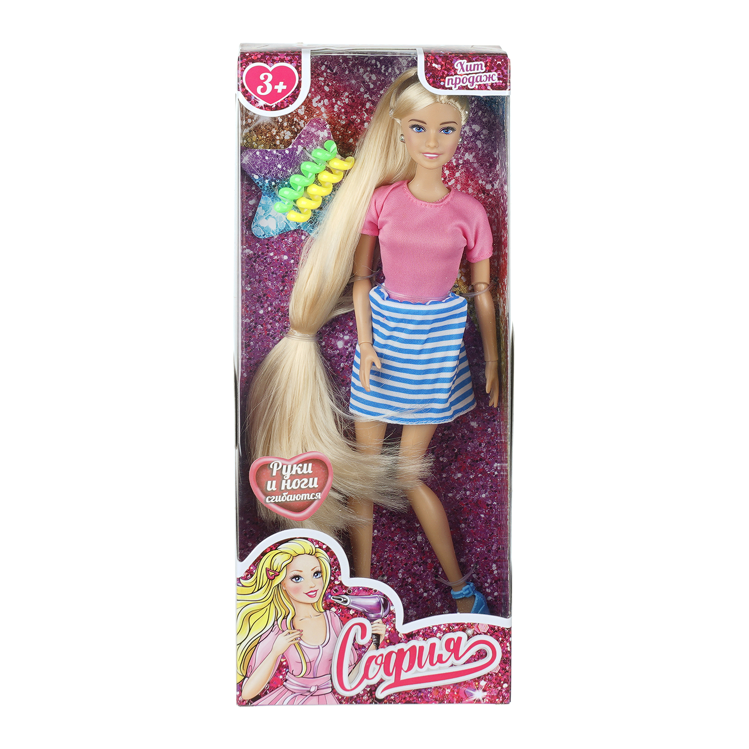 Кукла модельная Карапуз София высота 29 см 411388 - фото 7