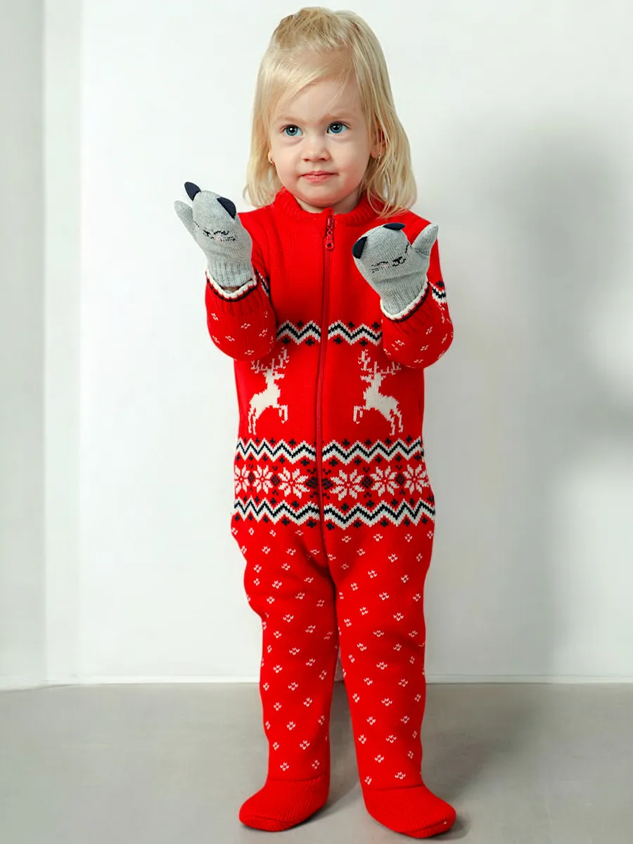 Изображение товара Комбинезон утепленный Linas baby 68 яркий зимний для малышей Россия