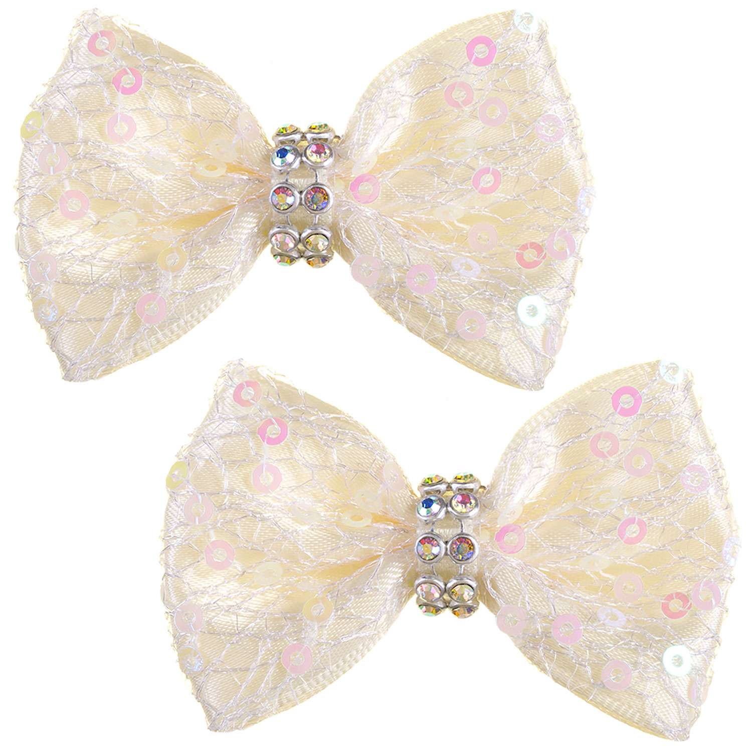 Бант Babys JOY 2шт Бежевый NY26-2 NY26-2 - фото 1