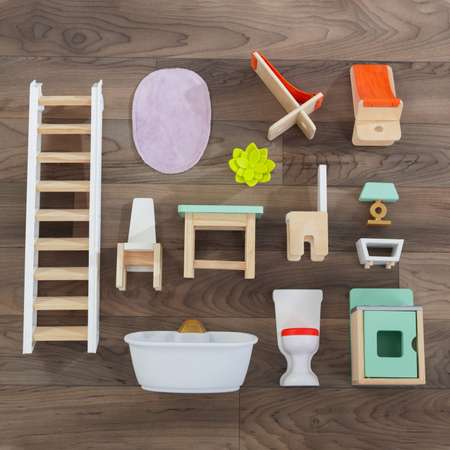 Домик для кукол KidKraft с мебелью
