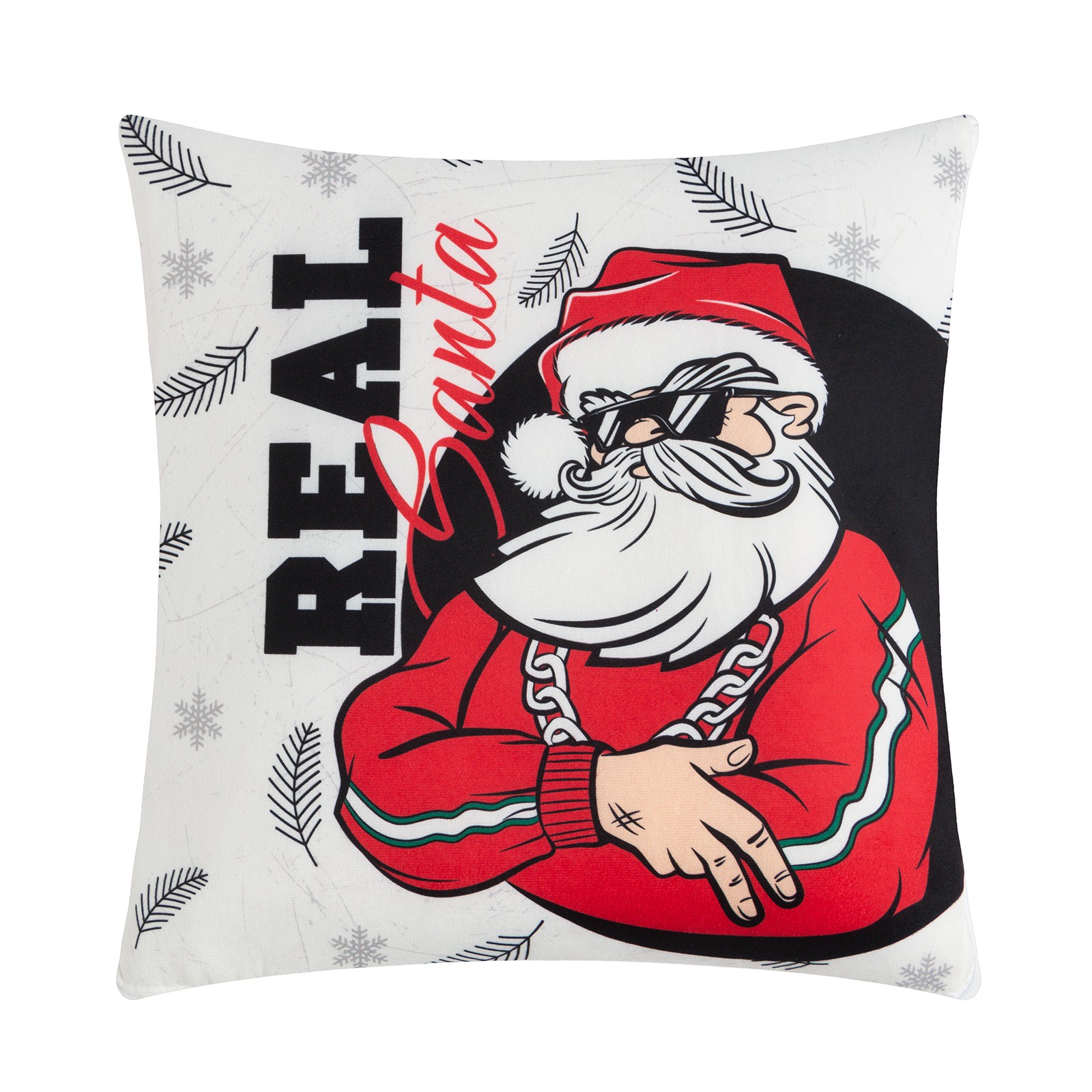Подушка-плед Этель Real Santa подушка 40*40 3 см плед 100*150 см - фото 1