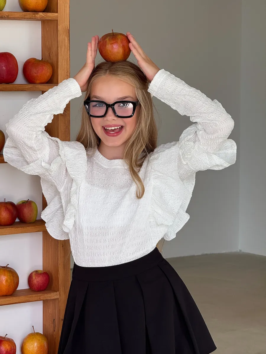 Блузка Locality Kids БЗ02/white - фото 1