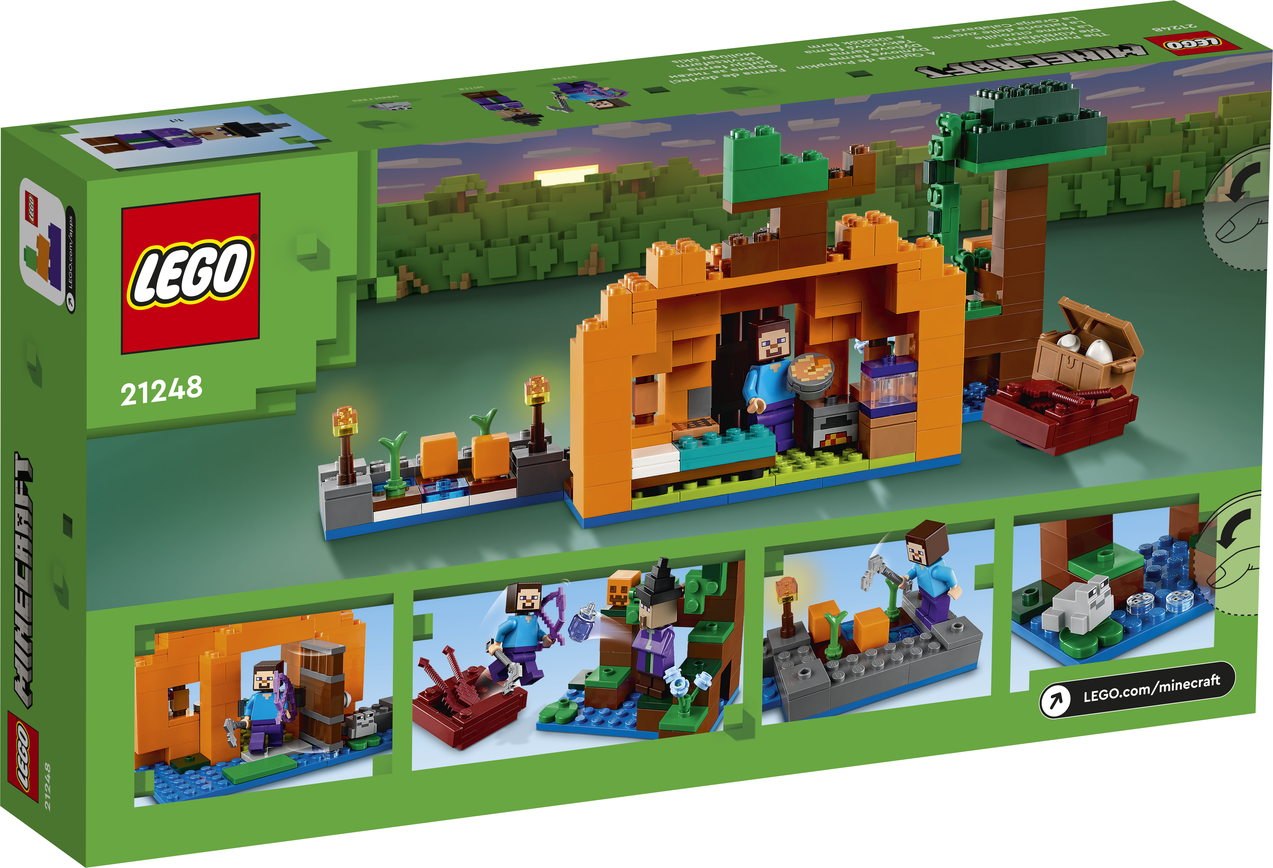 Конструктор LEGO Minecraft The Pumpkin Farm 257 дет. - фото 16