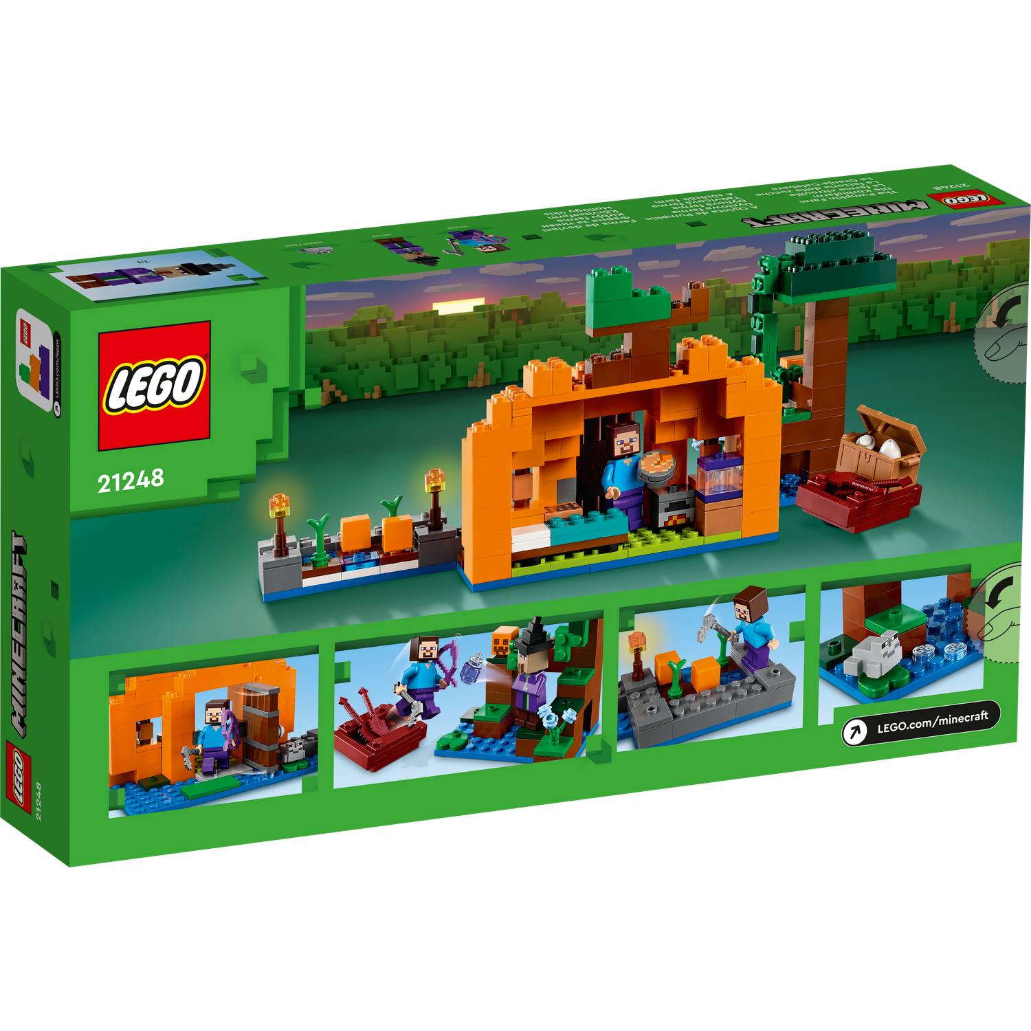 Конструктор LEGO Minecraft The Pumpkin Farm 257 дет. - фото 16