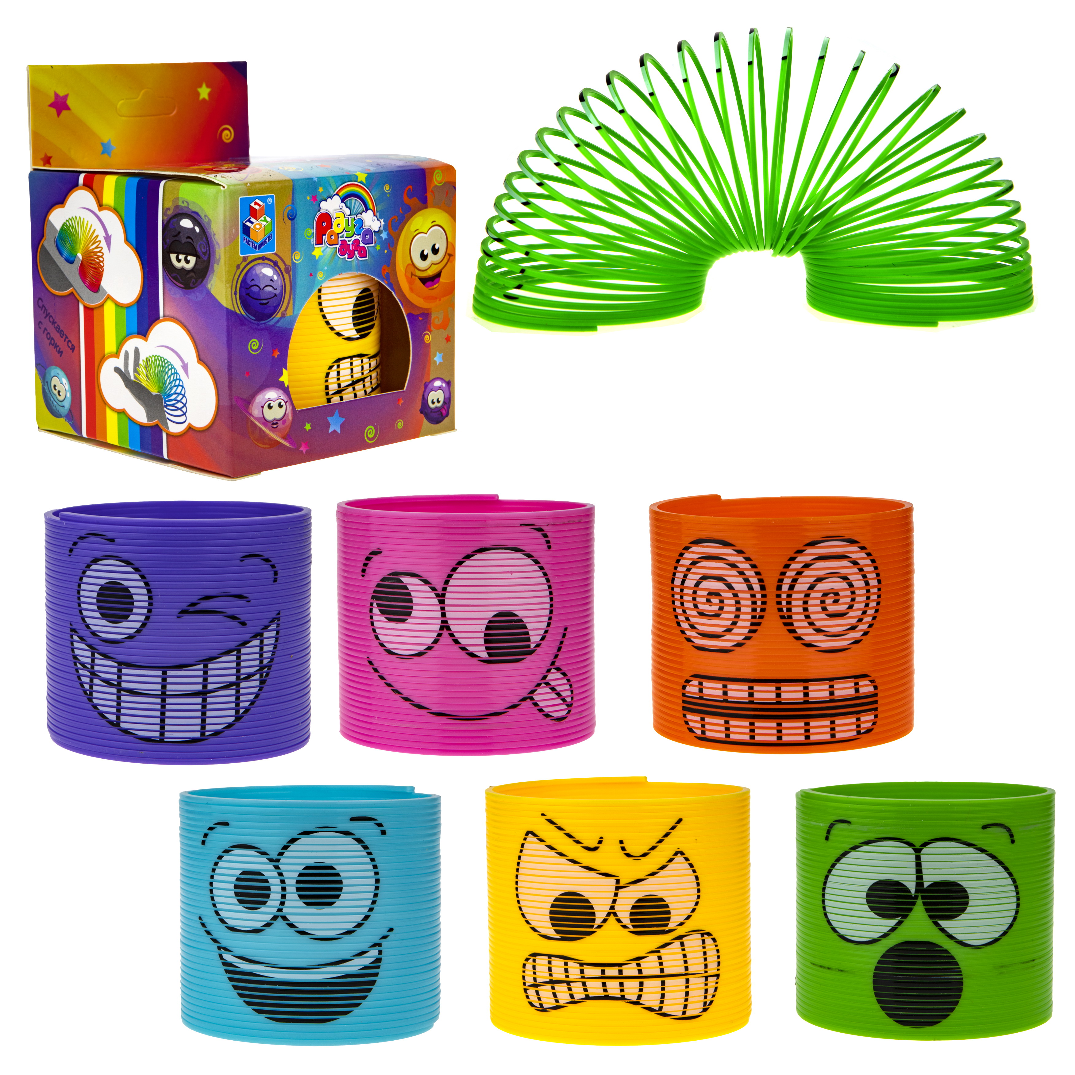 Пружинка 1TOY в ассортименте - фото 1