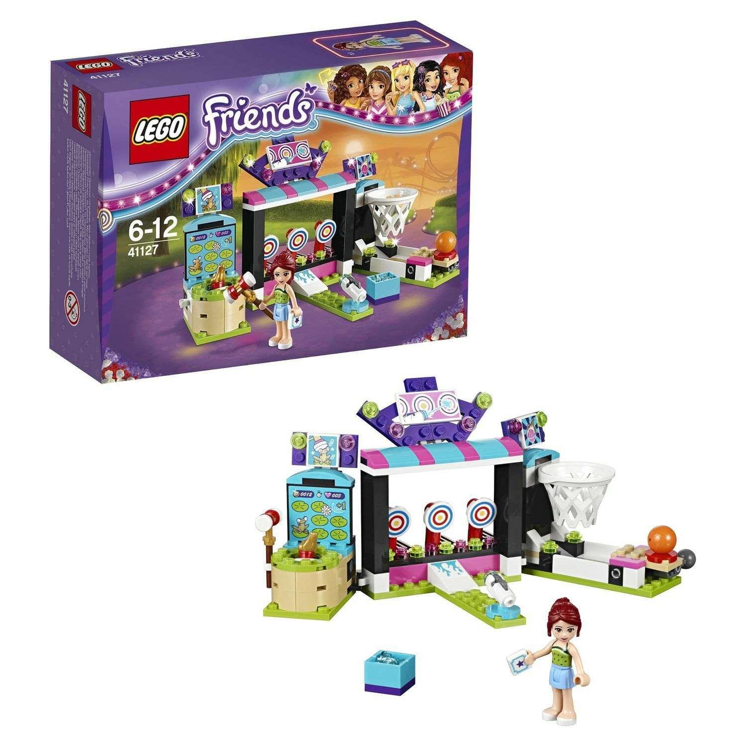 Конструктор LEGO Friends Парк развлечений: автоматы блочный - фото 1