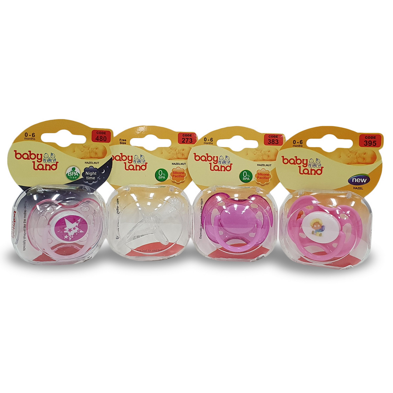 Пустышка Baby Land силикон ортодонтическая от 0 мес. 4 шт. - фото 2