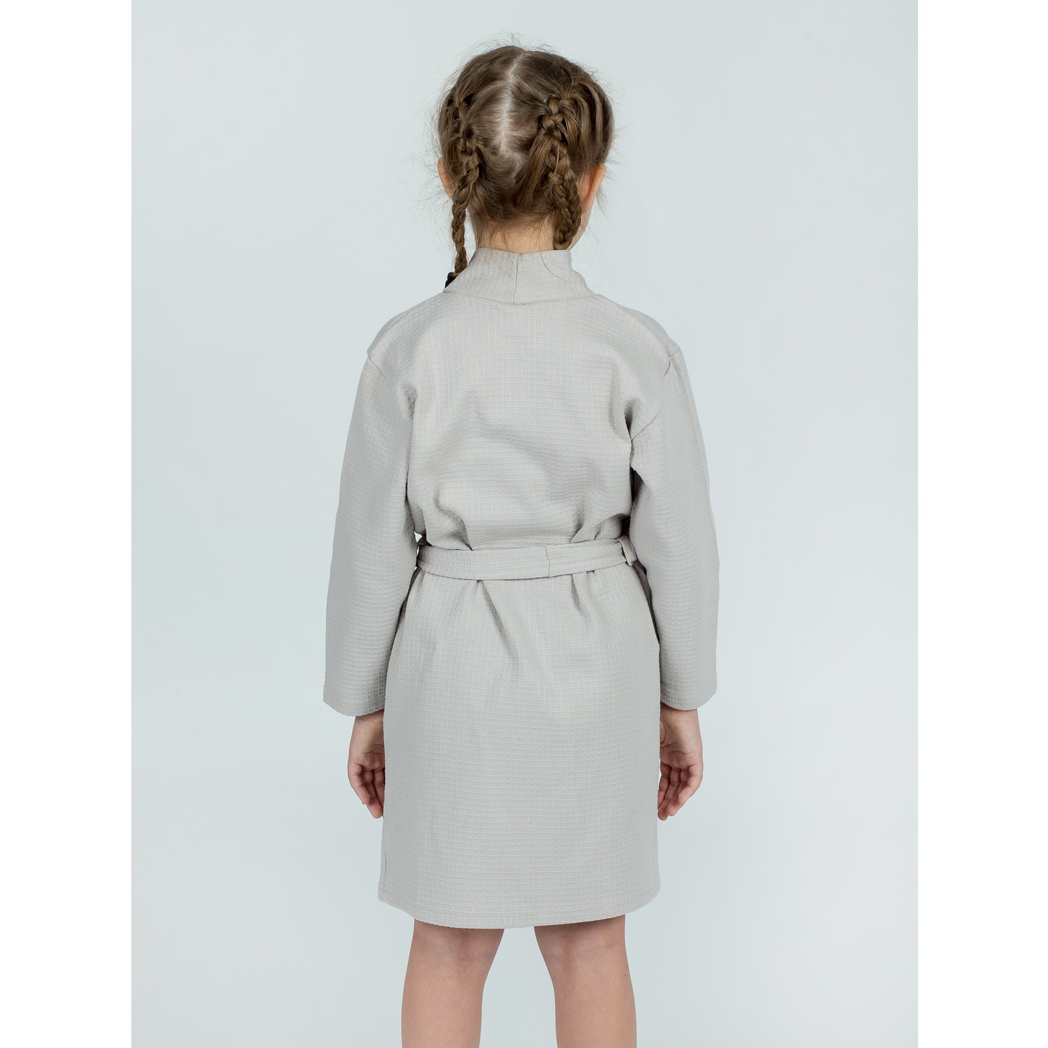 Халат KiMMi co К-1408913 св.серый - фото 11