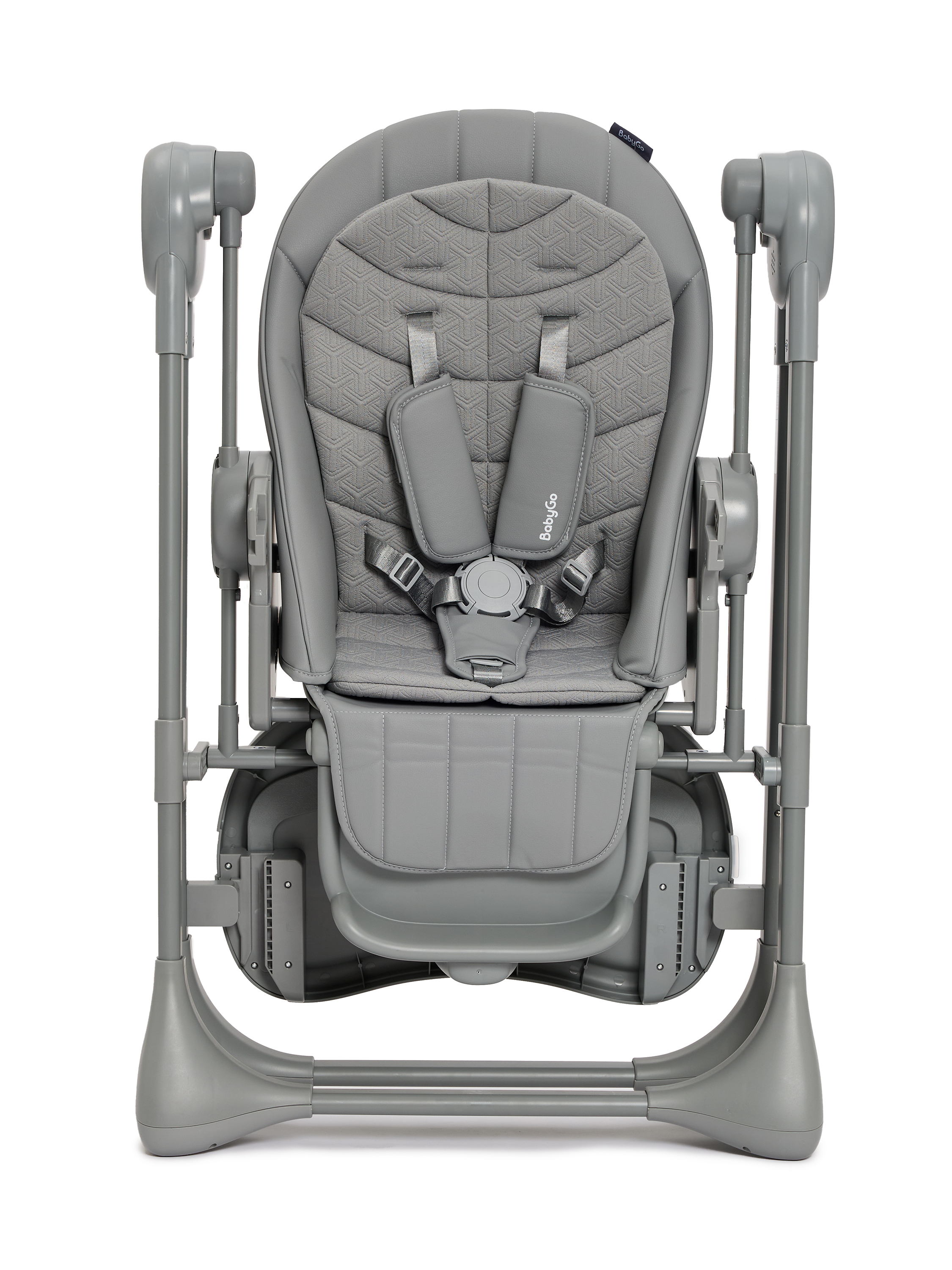 Стульчик для кормления BabyGo Huggi grey серый - фото 31