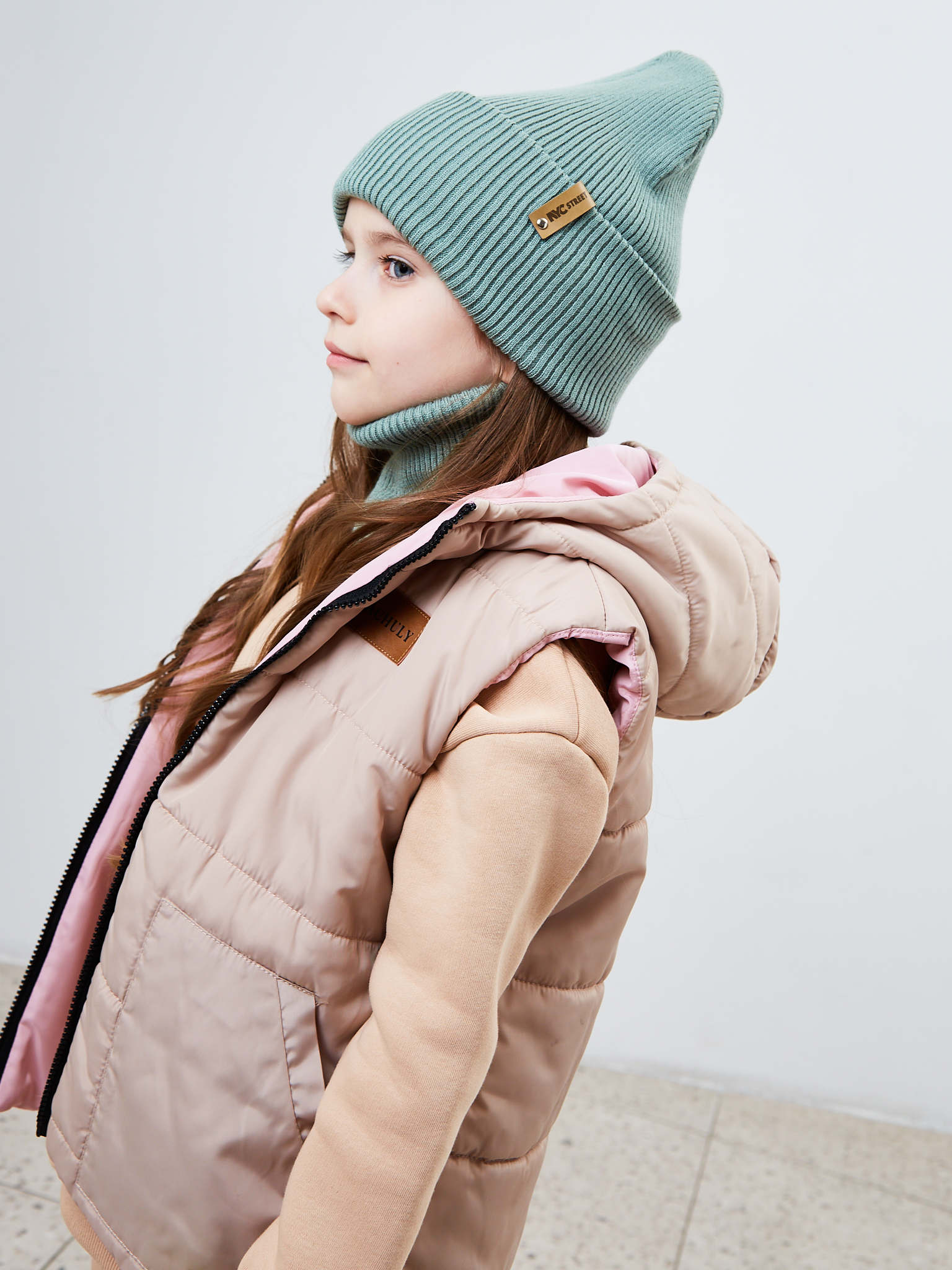 Шапка и снуд KUBRIO KU-H-52-lopata-oliveG - фото 9