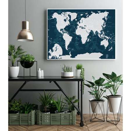 Скретч-карта мира Afi Design Green A1 - 84 х 60 см