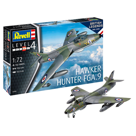 Сборная модель Revell 100 лет RAF: Хокер «Хантер»