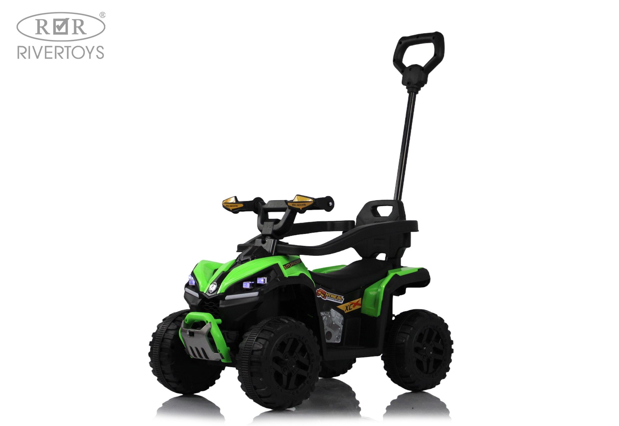 Электромобиль RIVERTOYS F003FF-A-NEW-GREEN - фото 1
