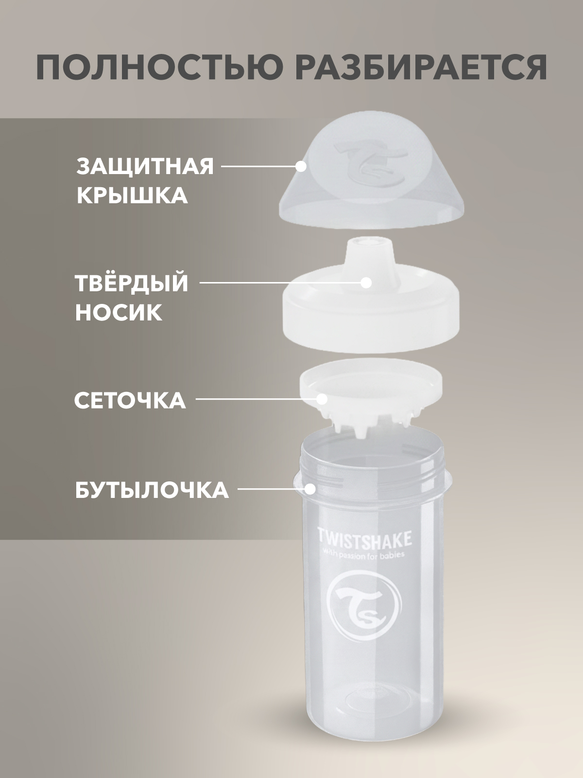 Поильник Twistshake 360 мл - фото 5