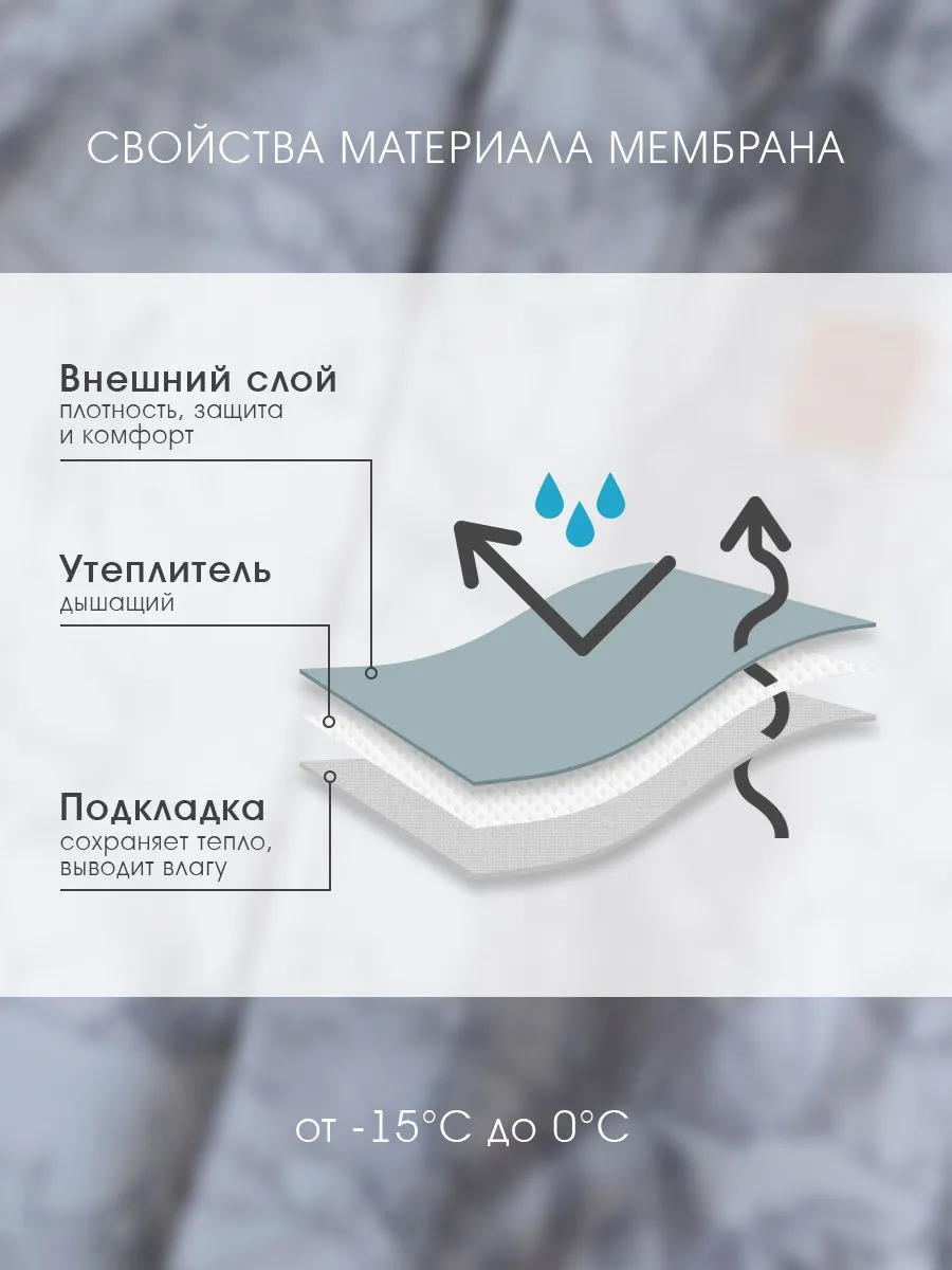 Комбинезон MINIDINO В-КОМ-015/ДКомбинезон еврозима принт Сафари серо-зеленый - фото 11