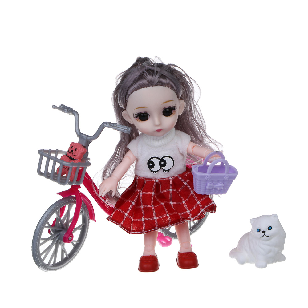 Кукла мини Игроленд в подарочной коробке 4 в 1 436-140 - фото 10