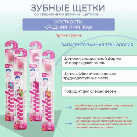 Зубная щетка классическая DENTAL CARE 4 шт.