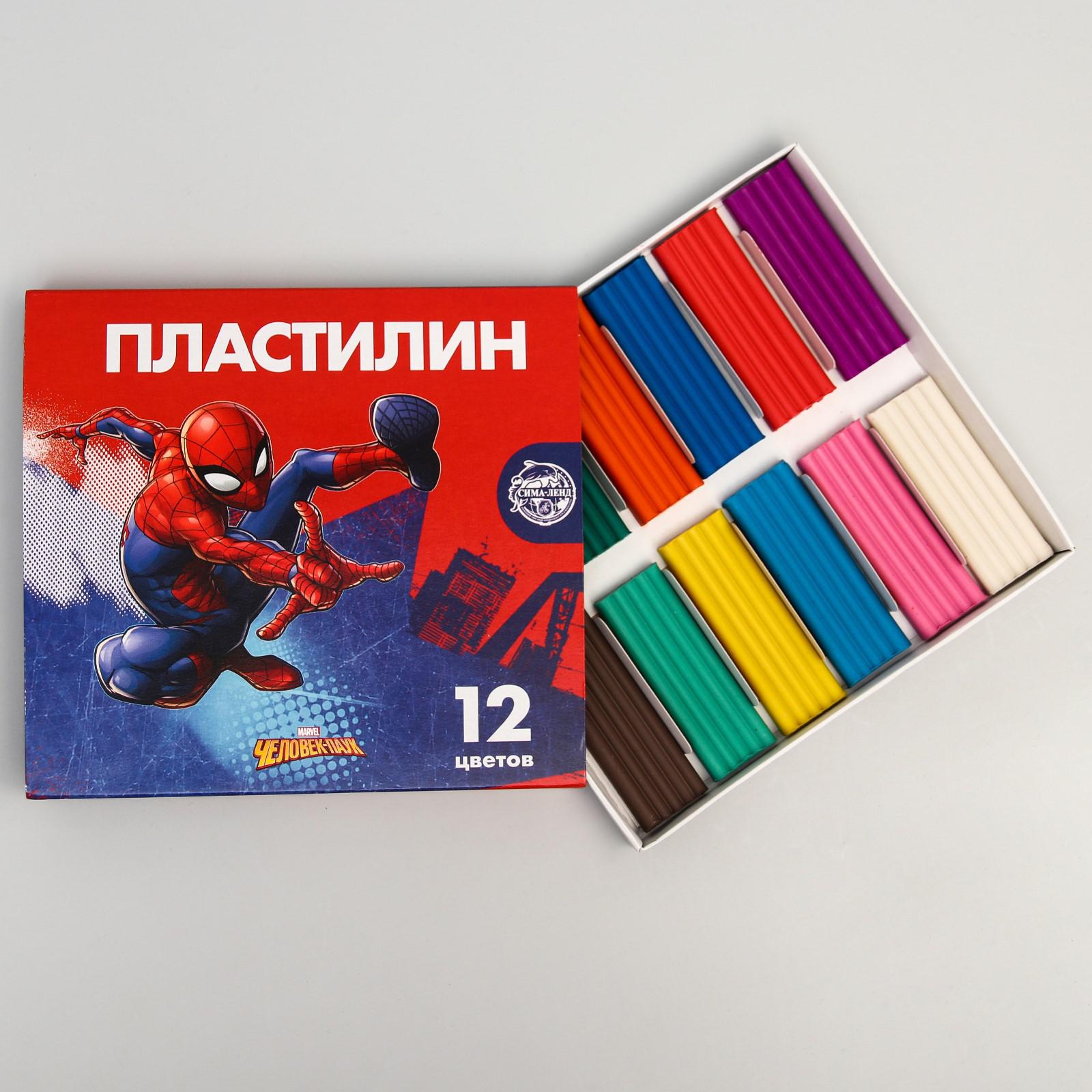 Пластилин Marvel 12 цв. - фото 2