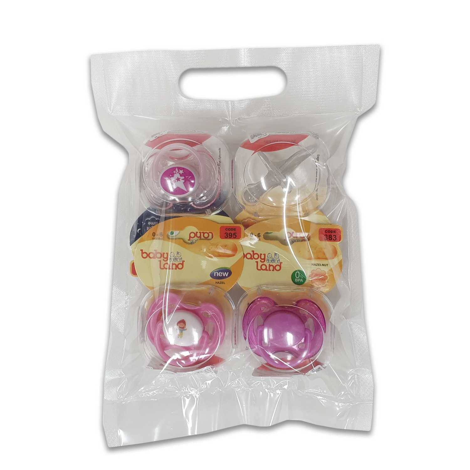 Пустышка Baby Land силикон ортодонтическая от 0 мес. 4 шт. - фото 14