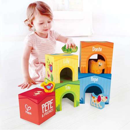 Игрушка Hape кубики Кубики Башня Дружбы