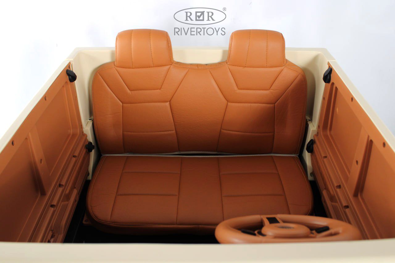Электромобиль RIVERTOYS E555KX-PICKUP-KHAKI С пультом ДУ - фото 21