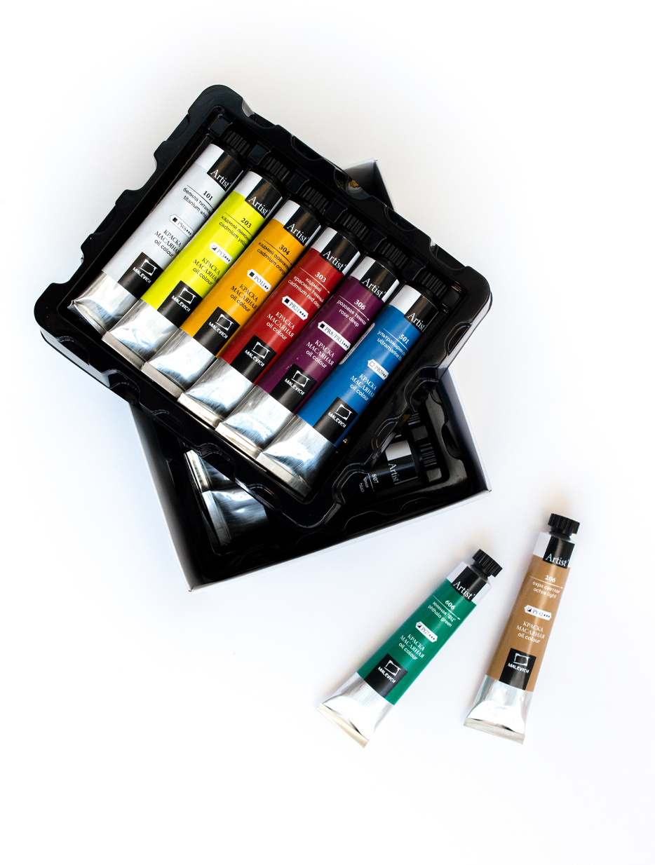 Краски масляные Малевичъ 12 цв. - фото 14